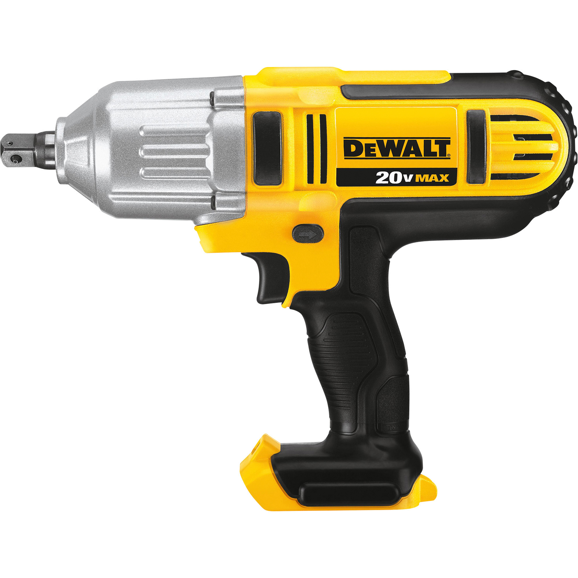 DEWALT 20V MAX Cordless Impact Wrench with Detent Pin, Tool Only, 1/2in. Drive, 400 Ft./Lbs. Torque, Model# DCF889B